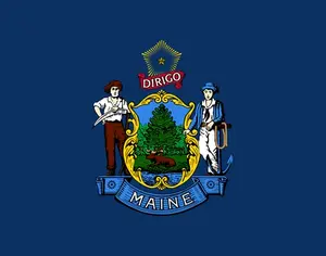 Maine State Flag