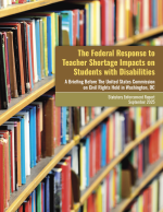 Cover page of Teacher Shortages report